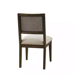 Kirklands Home Woven Back Dining Chairs, Set of 2 Brown