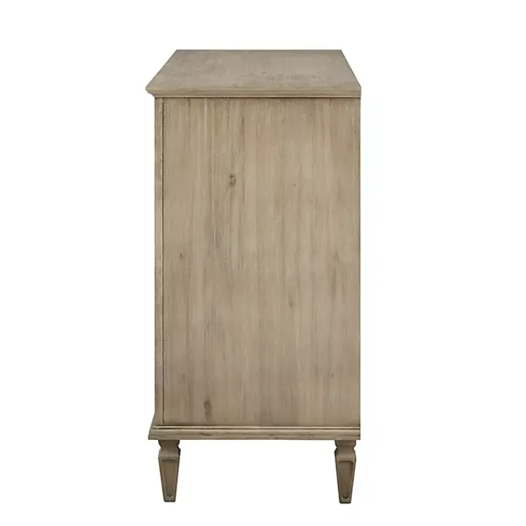 Kirklands Home Brushed Birch 4-Drawer Wooden Dresser Tan Best