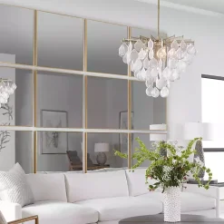 Kirklands Home Brushed Metal Square Framed Mirror Gold Best