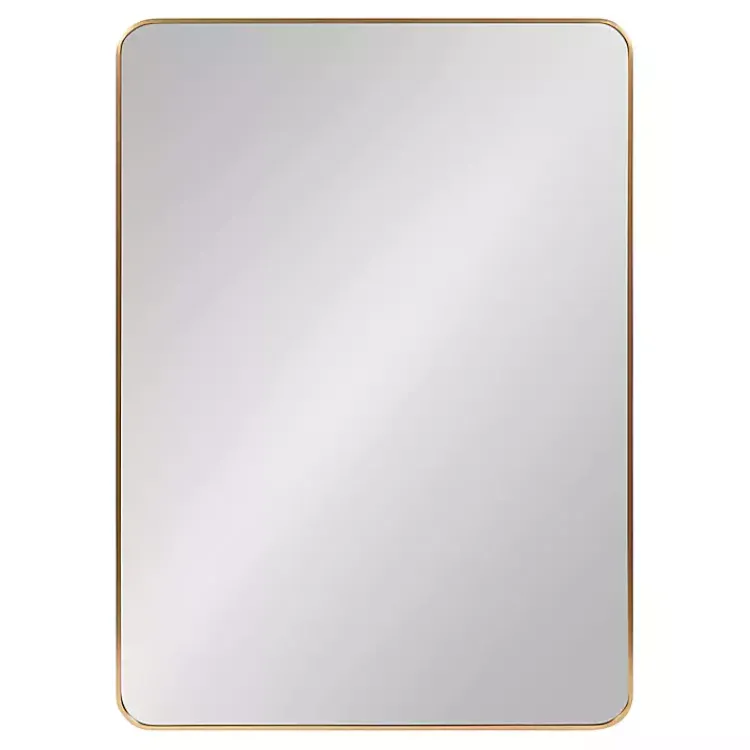 Kirklands Home Brushed Gold Sada Wall Mirror Sale