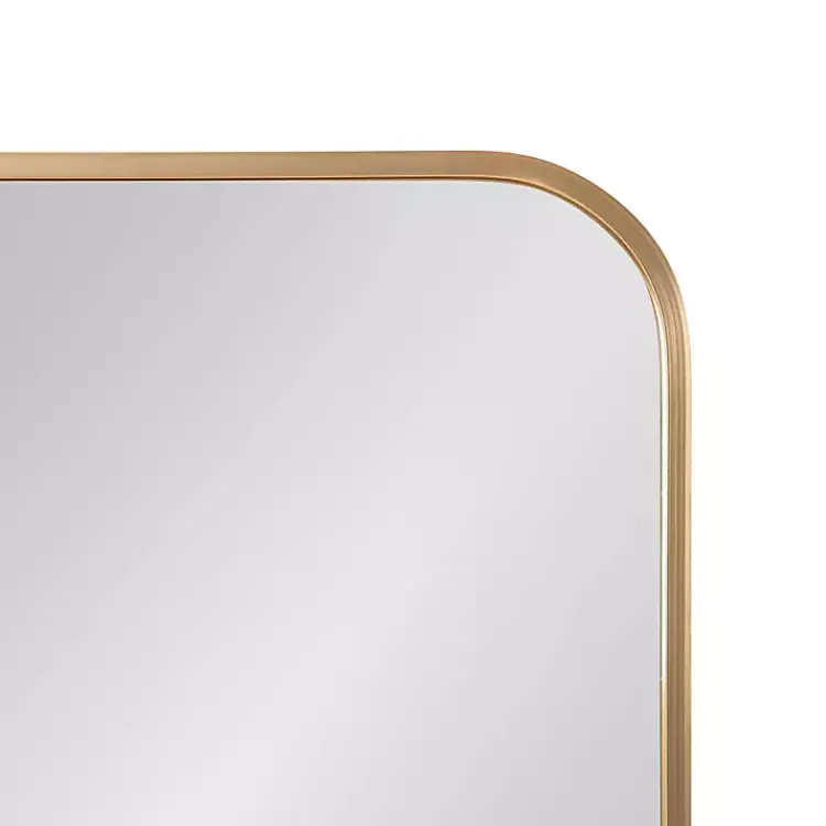 Kirklands Home Brushed Gold Sada Wall Mirror Sale