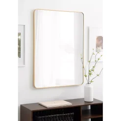 Kirklands Home Brushed Gold Sada Wall Mirror Sale