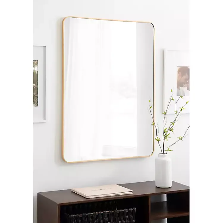 Kirklands Home Brushed Gold Sada Wall Mirror Sale