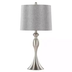Kirklands Home Brushed Nickel Ashley Table Lamps, Set of 2 Online