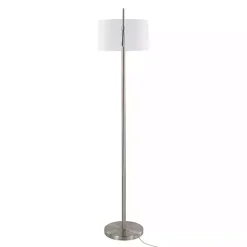 Kirklands Home Brushed Nickel Cassie Floor Lamp New