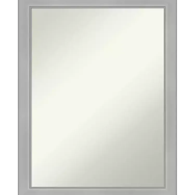 Kirklands Home Brushed Nickel Modern Decorative Wall Mirror Sale