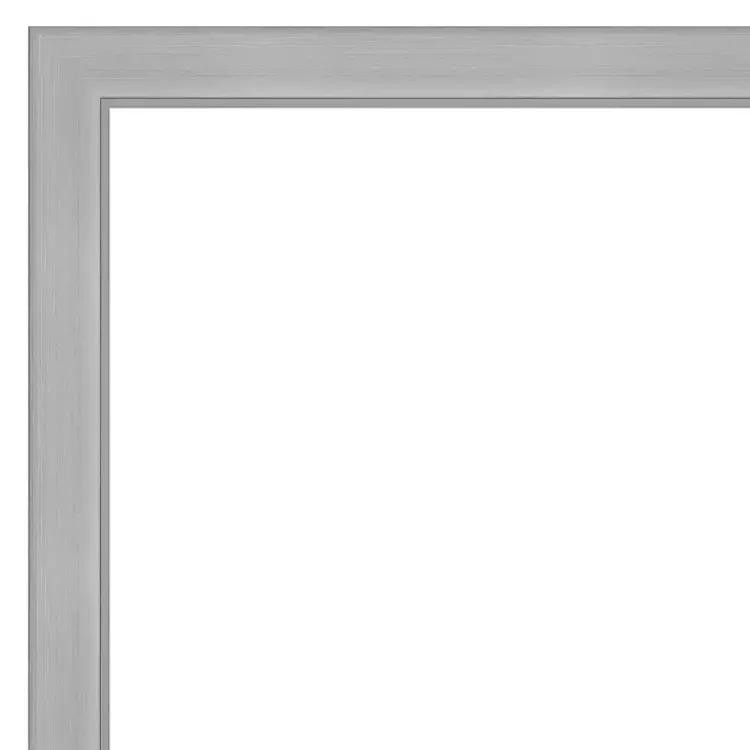 Kirklands Home Brushed Nickel Modern Decorative Wall Mirror Sale