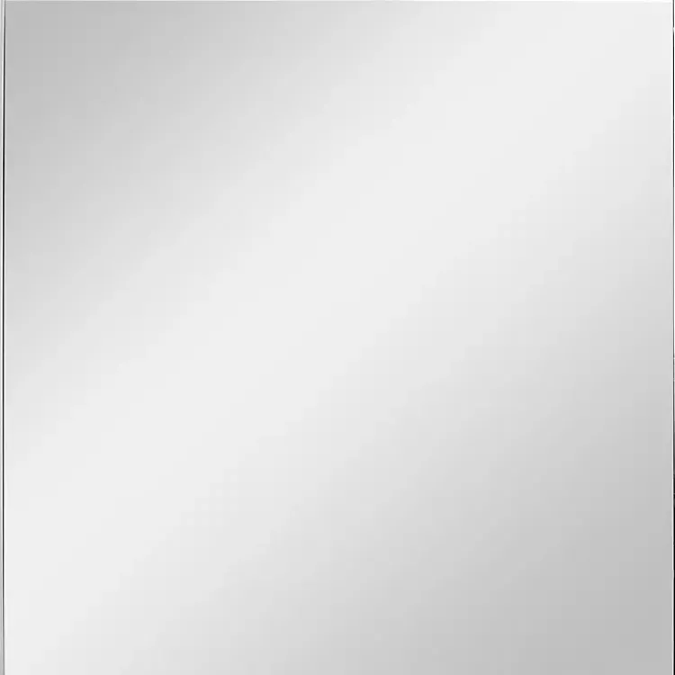 Kirklands Home Brushed Metal Square Framed Mirror Silver Hot