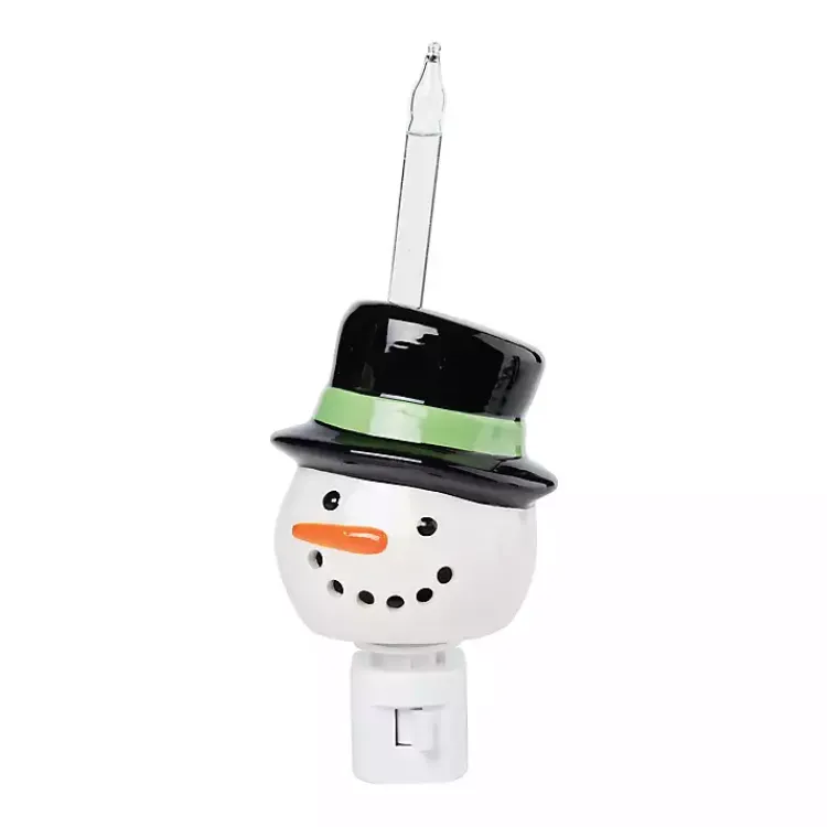 Christmas Decorations>Kirklands Home Bubble Snowman Nightlight White