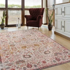 Kirklands Home Budding Bohemian IndoorOutdoor Area Rug, 8x10 Discount