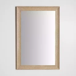 Kirklands Home Buff Textured Astrid Profile Mirror Sale