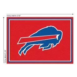 Kirklands Home Buffalo Bills Area Rug, 3x4 Red Sale