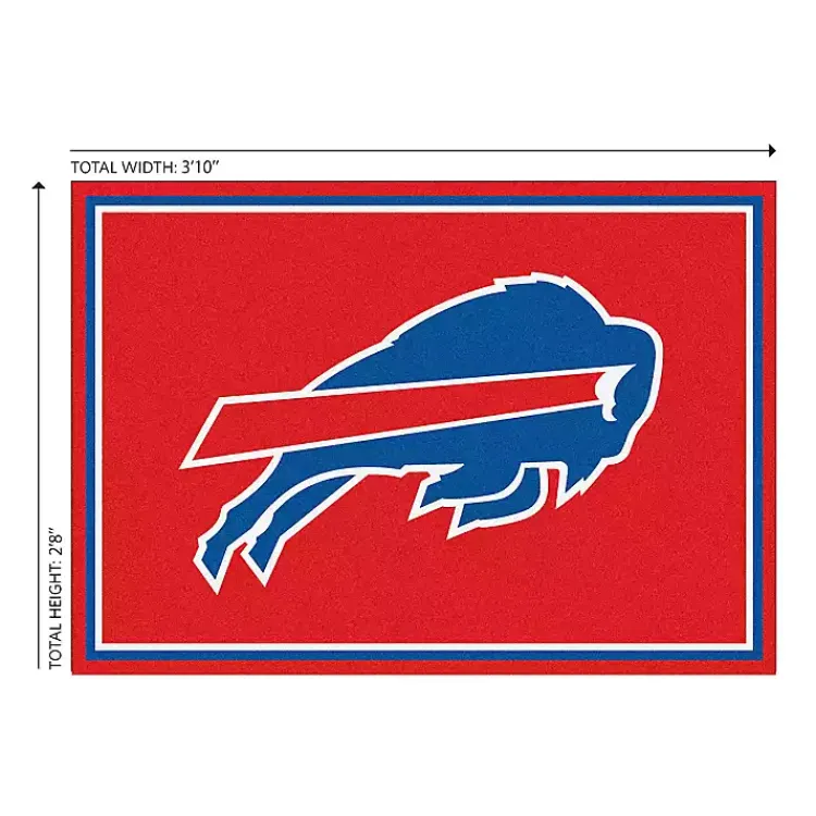 Kirklands Home Buffalo Bills Area Rug, 3x4 Red Sale