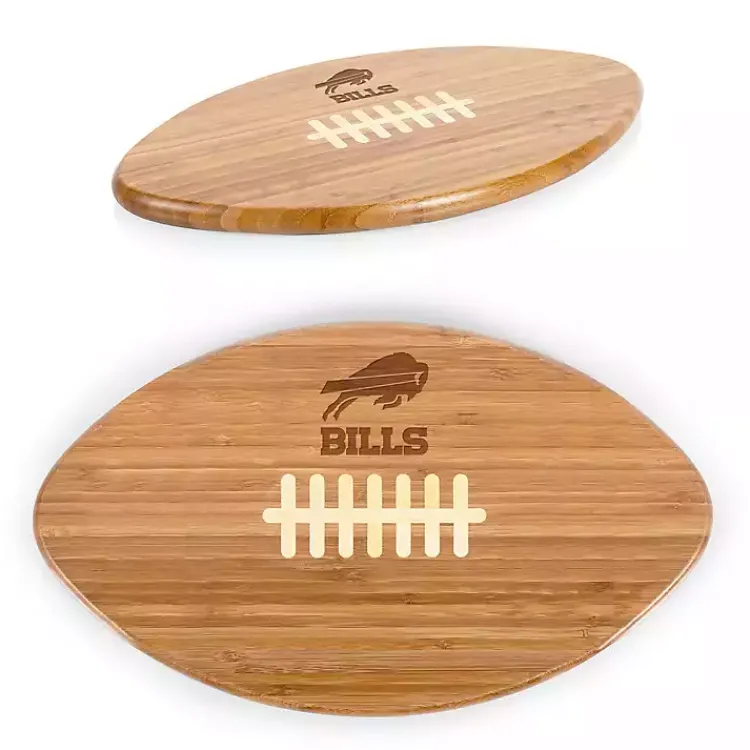 Kirklands Home Buffalo Bills Bamboo Football Cutting Board Tan Sale