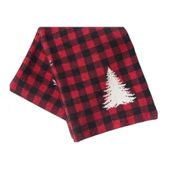 Blankets & Throws>Kirklands Home Buffalo Check Christmas Tree Throw