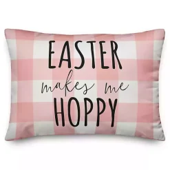 Easter Decorations>Kirklands Home Buffalo Check Easter Pillow