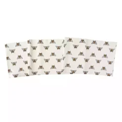 Kirklands Home Bumble Bee Cotton Table Runner White Discount