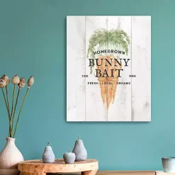 Easter Decorations>Kirklands Home Bunny Bait Carrot Canvas Art Print
