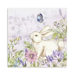 Easter Decorations>Kirklands Home Bunny Butterfly Trail II Canvas Art Print