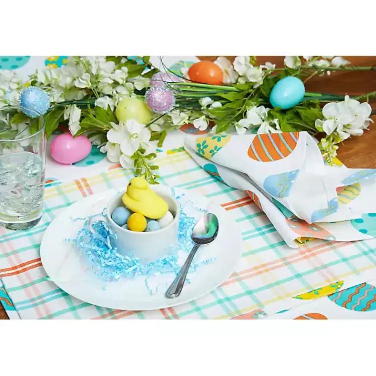 Easter Decorations>Kirklands Home Bunny Trail Plaid Placemats, Set of 6