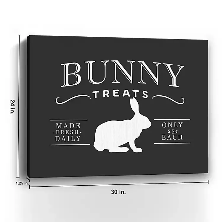 Easter Decorations>Kirklands Home Bunny Treats Easter Canvas Art Print