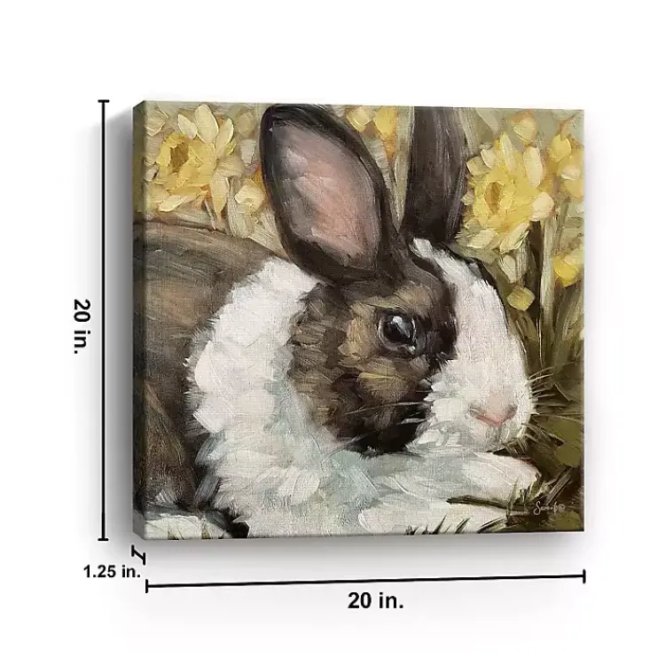Easter Decorations>Kirklands Home Buttercup Bunny Canvas Art Print