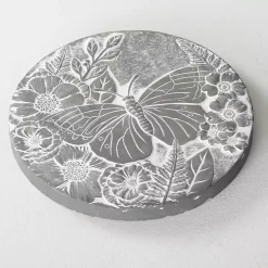 Kirklands Home Butterfly Cement Stepping Stone Gray Outlet