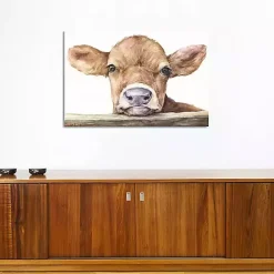 Kirklands Home Calf Giclee Canvas Art Print, 40x26 Brown