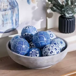 Decorative Bowls & Jars>Kirklands Home Calico Terracotta Bowl