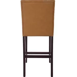 Kirklands Home Camel Faux Leather Jeremy Counter Stools, Set of 2 Brown Online