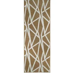 Kirklands Home Camel Intersections Washable Runner, 2x7 Best