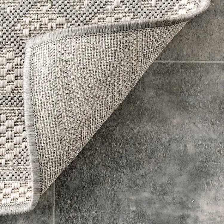 Kirklands Home Cammie Gray Moroccan Geometric Outdoor Rug, 5x8 Online