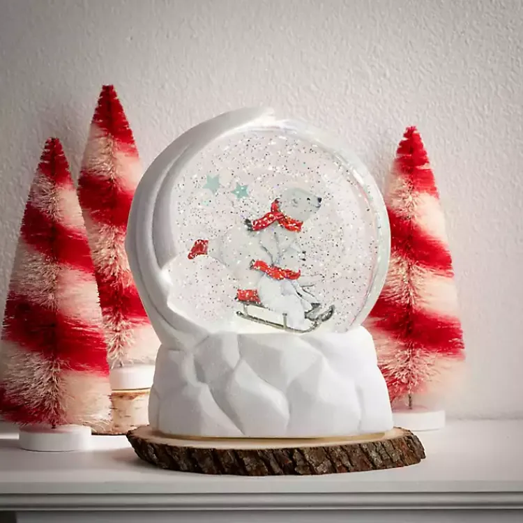 Christmas Decorations>Kirklands Home Candy Cane Bottle Brush Christmas Trees, Set of 3