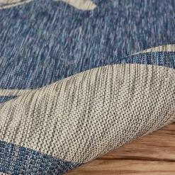 Kirklands Home Captiva Nautical Helm Outdoor Area Rug, 5x7 Sale