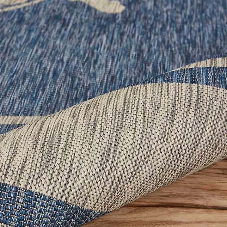 Kirklands Home Captiva Nautical Helm Outdoor Area Rug, 5x7 Sale