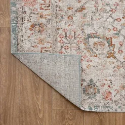 Kirklands Home Caramel Botanical Indoor/Outdoor Area Rug, 5x7 Hot