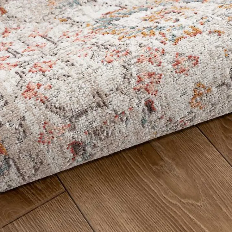 Kirklands Home Caramel Botanical Indoor/Outdoor Area Rug, 5x7 Hot