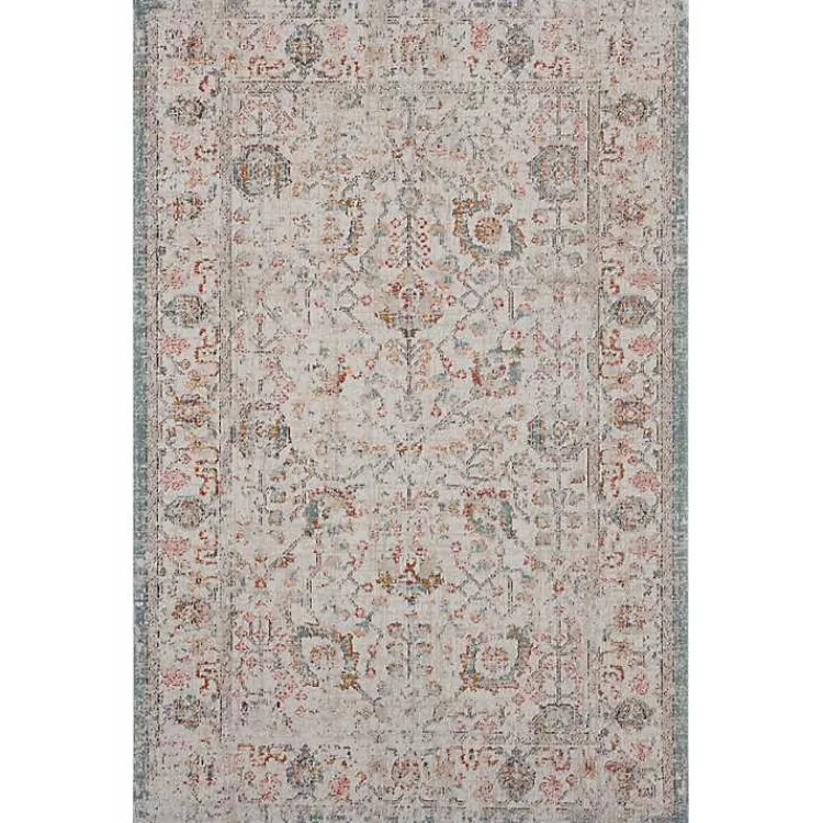 Kirklands Home Caramel Botanical Indoor/Outdoor Area Rug, 7x9 Sale