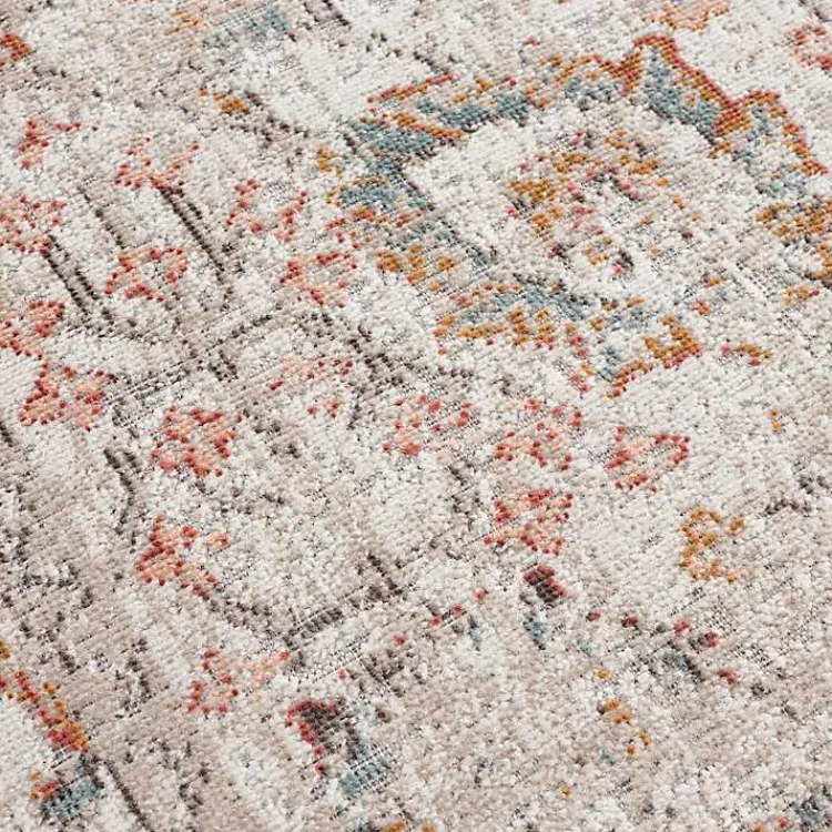 Kirklands Home Caramel Botanical Indoor/Outdoor Area Rug, 7x9 Sale