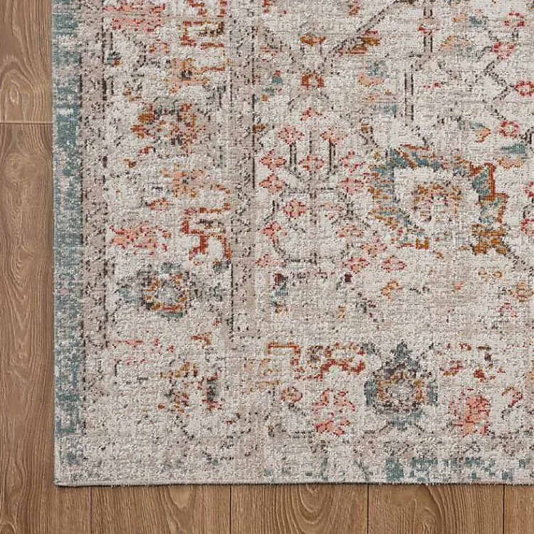 Kirklands Home Caramel Botanical Indoor/Outdoor Area Rug, 7x9 Sale