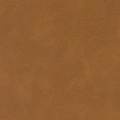 Kirklands Home Caramel Faux Leather Upholstered Metal Frame Bench Tan Discount
