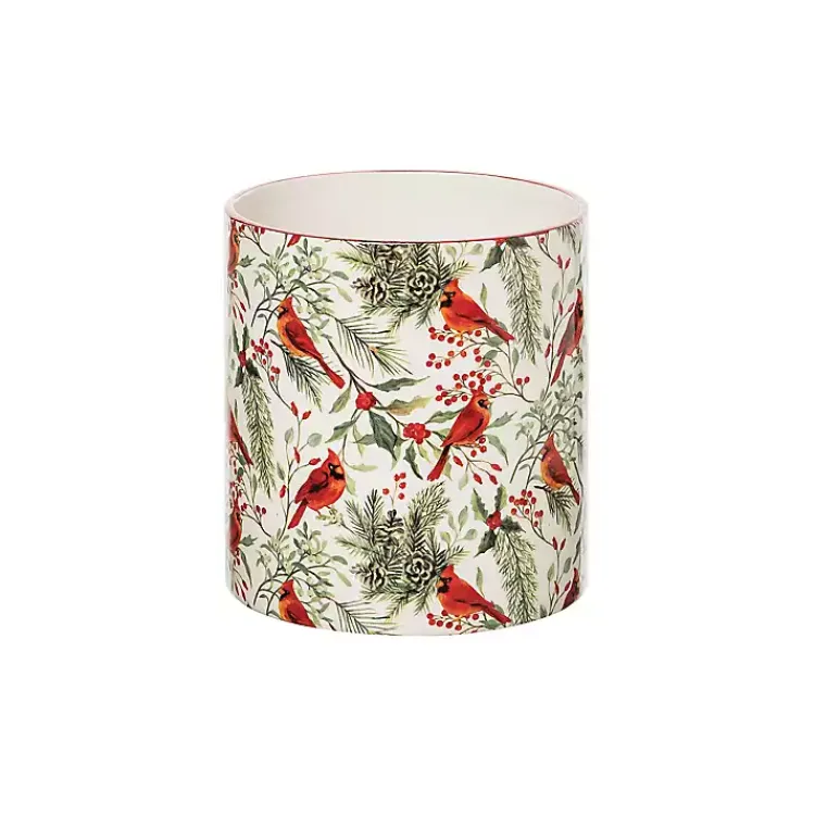 Kirklands Home Cardinal Christmas Utensil Crock