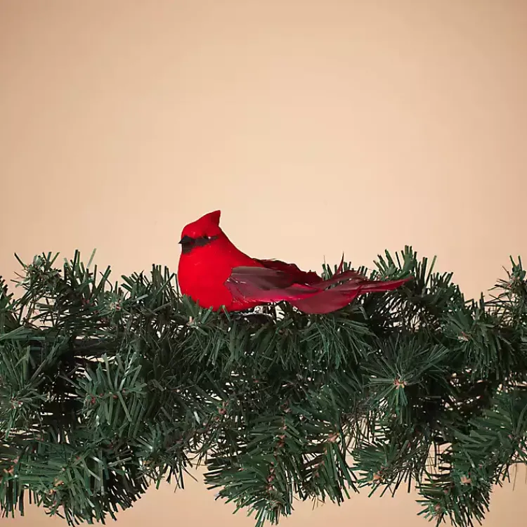Christmas Ornaments>Kirklands Home Cardinal Clip-On Christmas Ornaments, Set of 24 Red
