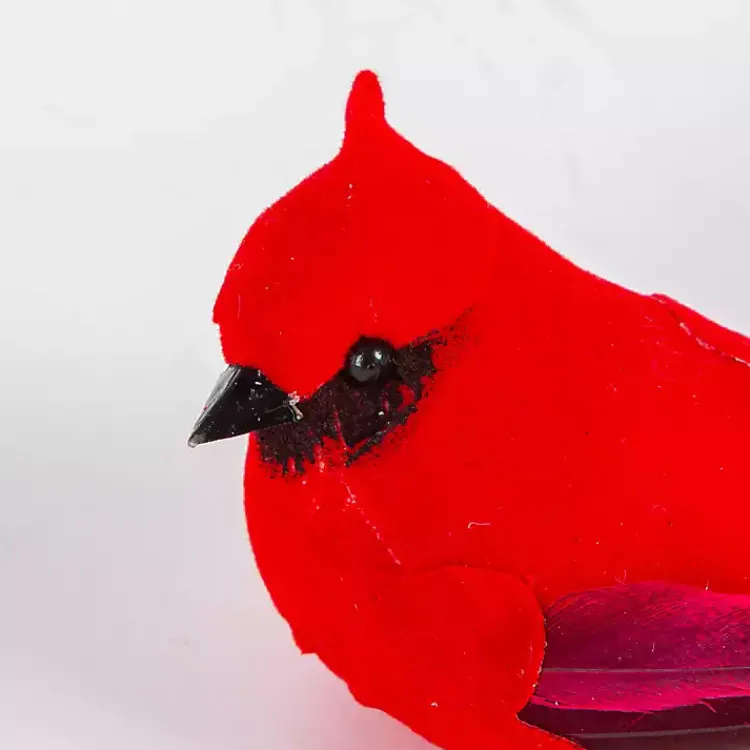 Christmas Ornaments>Kirklands Home Cardinal Clip-On Christmas Ornaments, Set of 24 Red