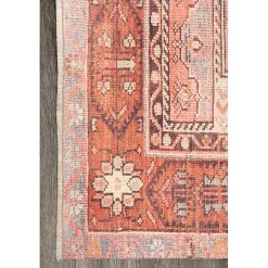 Kirklands Home Carla Flatweave Area Rug, 5x7 Red Best