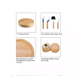 Kirklands Home Carolina Panthers Cheese Board and Tool Set Tan Sale