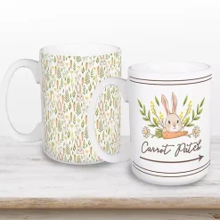 Easter Decorations>Kirklands Home Carrot Patch Easter Mugs, Set of 2