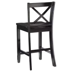 Kirklands Home Carter X-Back Counter Stool Black Outlet