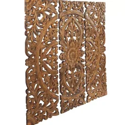 Kirklands Home Carved Mahogany 3-pc. Triptych Wall Panels Gold Online