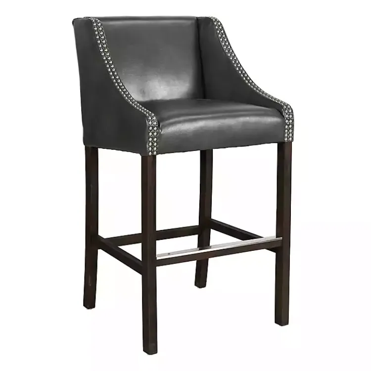Kirklands Home Castaic Barstool Gray Best